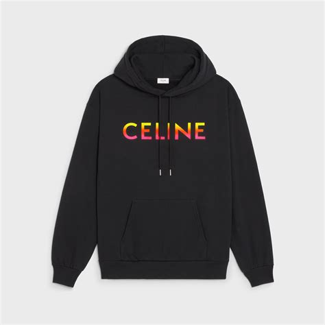 celine black tshirt|Celine paris hoodie.